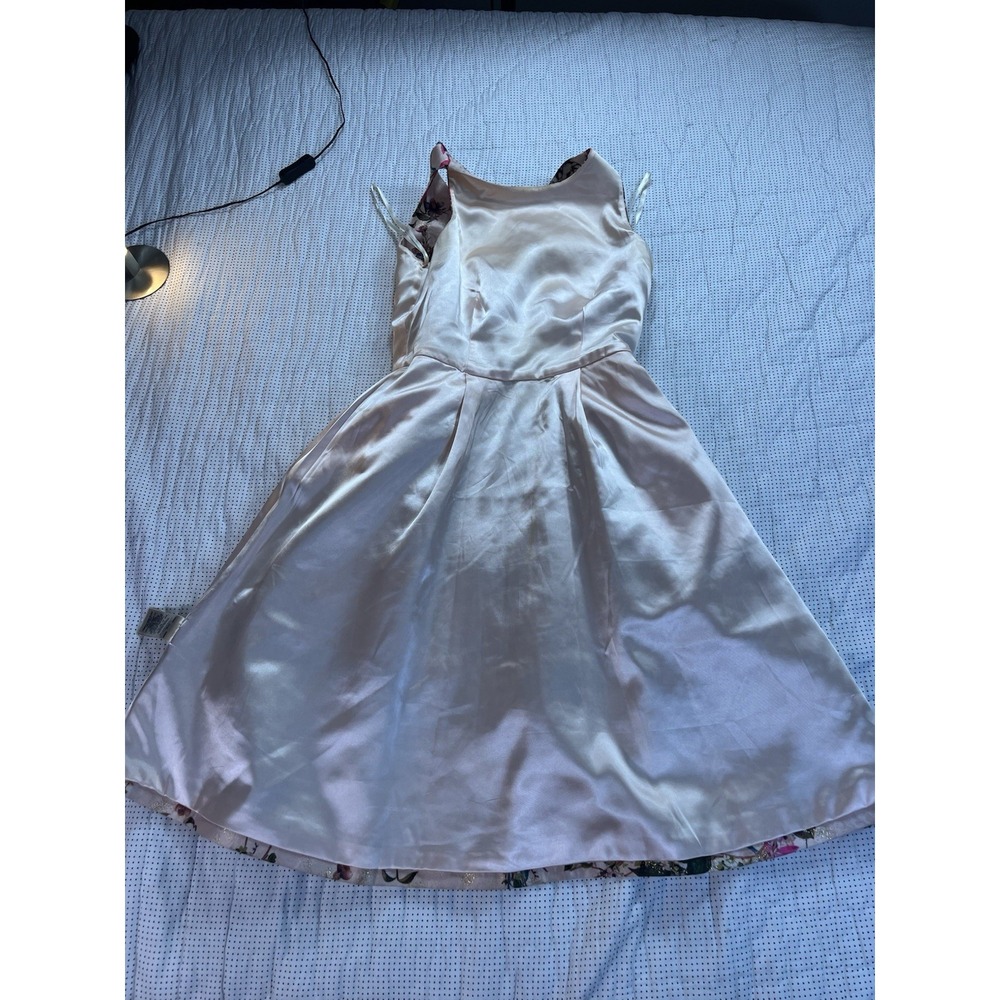 Ted Baker London Mid Pink Clarbel Blossom V Back Jacquard Size 2 MSRP $429 - Picture 14 of 16